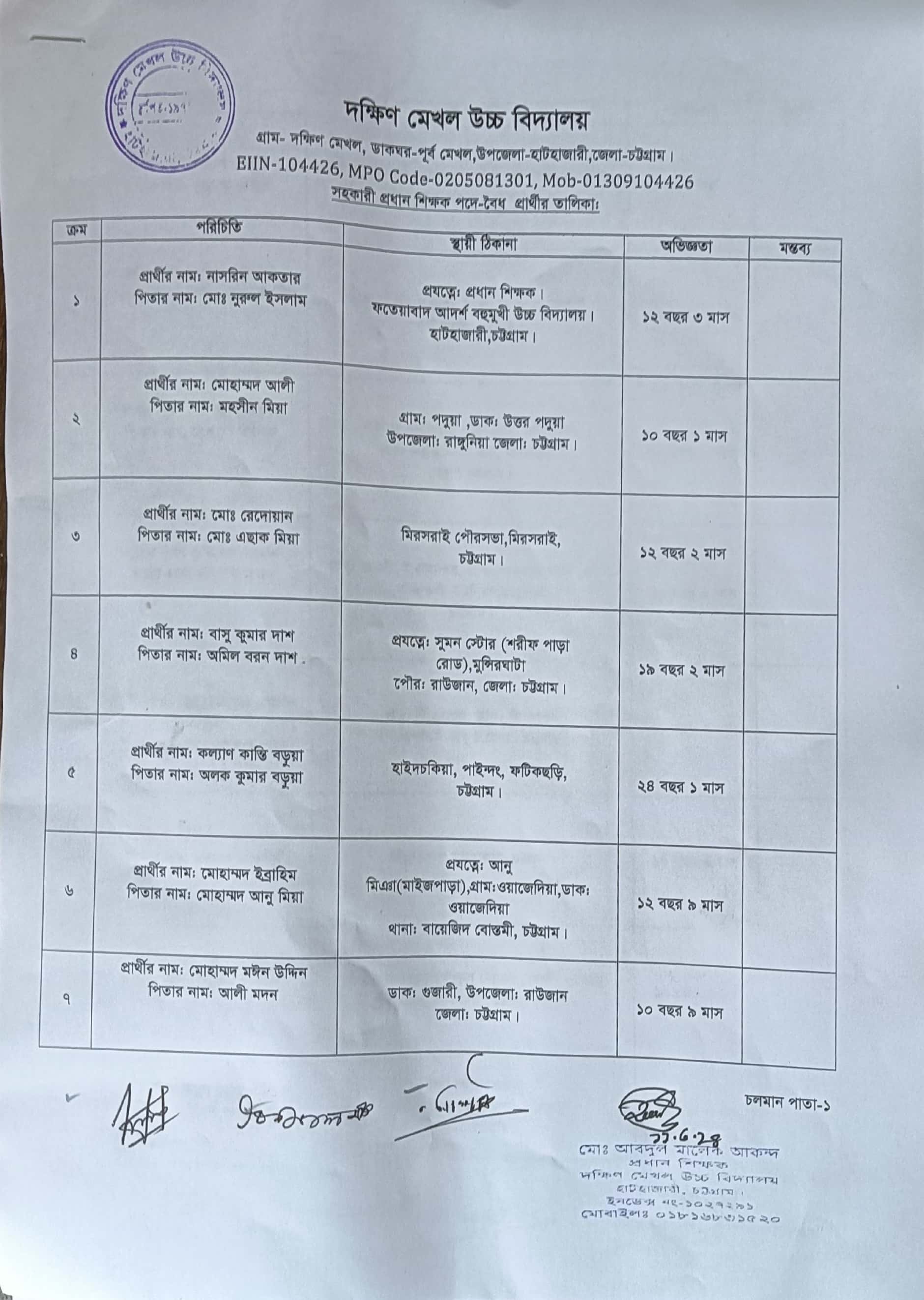 নিয়োগ সংক্রান্ত